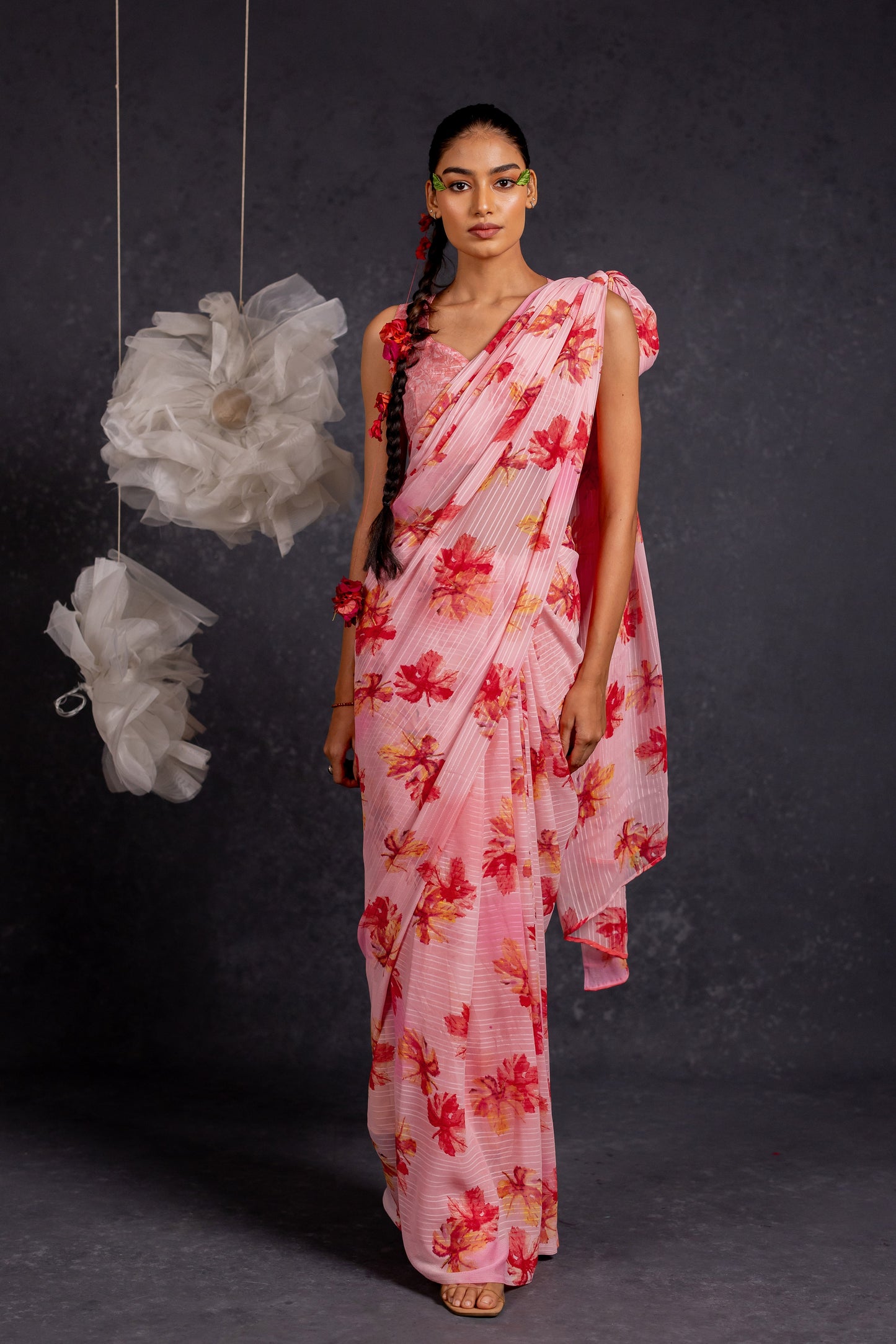 Women's Georgette Floral Printed Saree