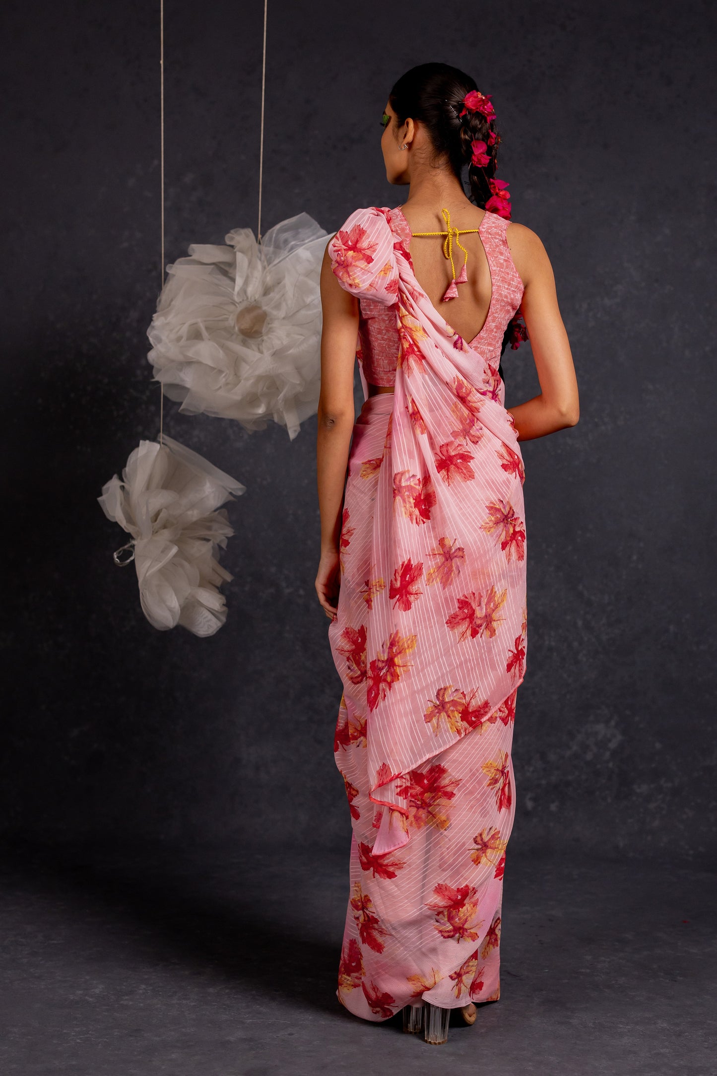 Women's Georgette Floral Printed Saree