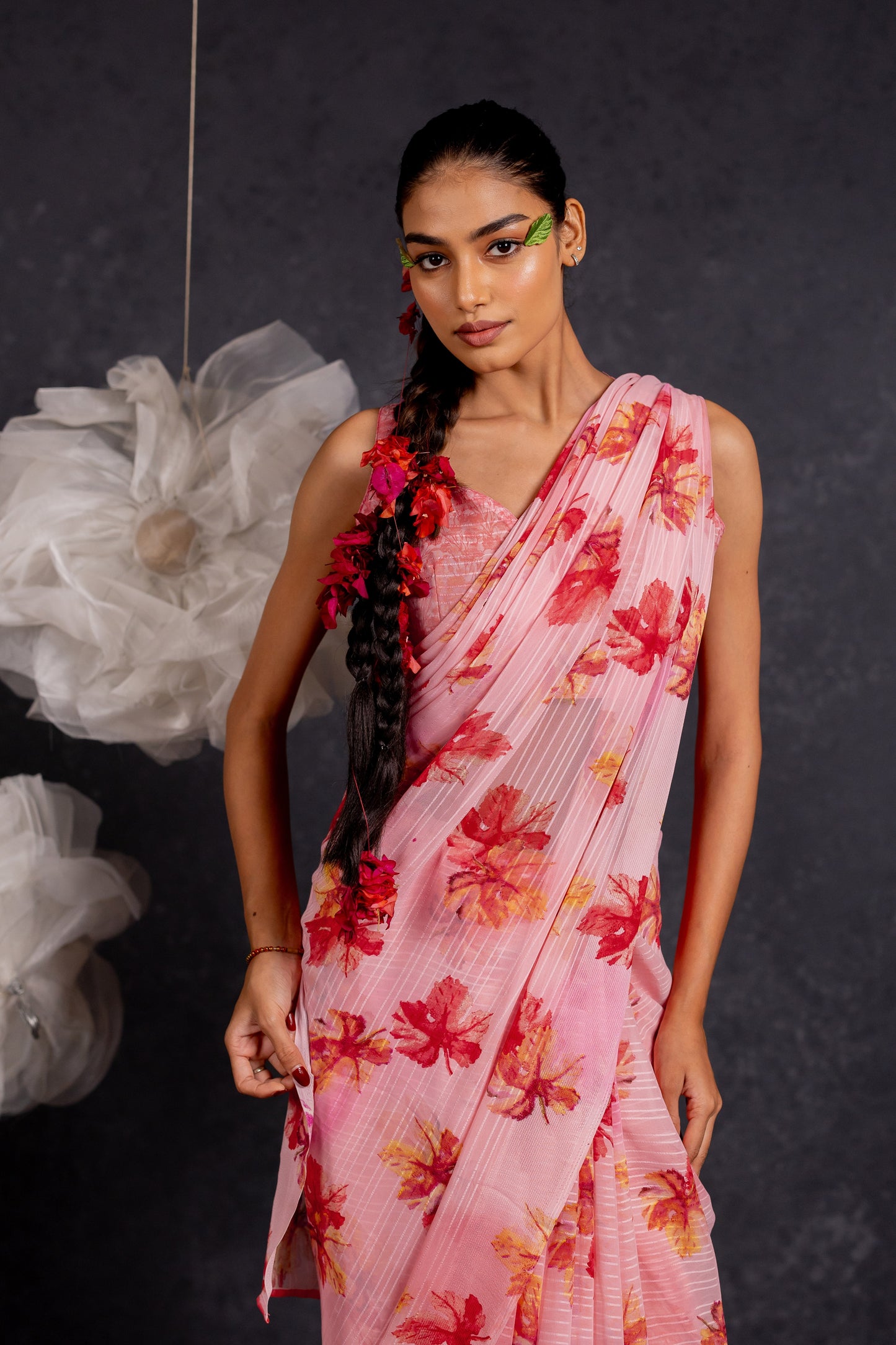 Women's Georgette Floral Printed Saree