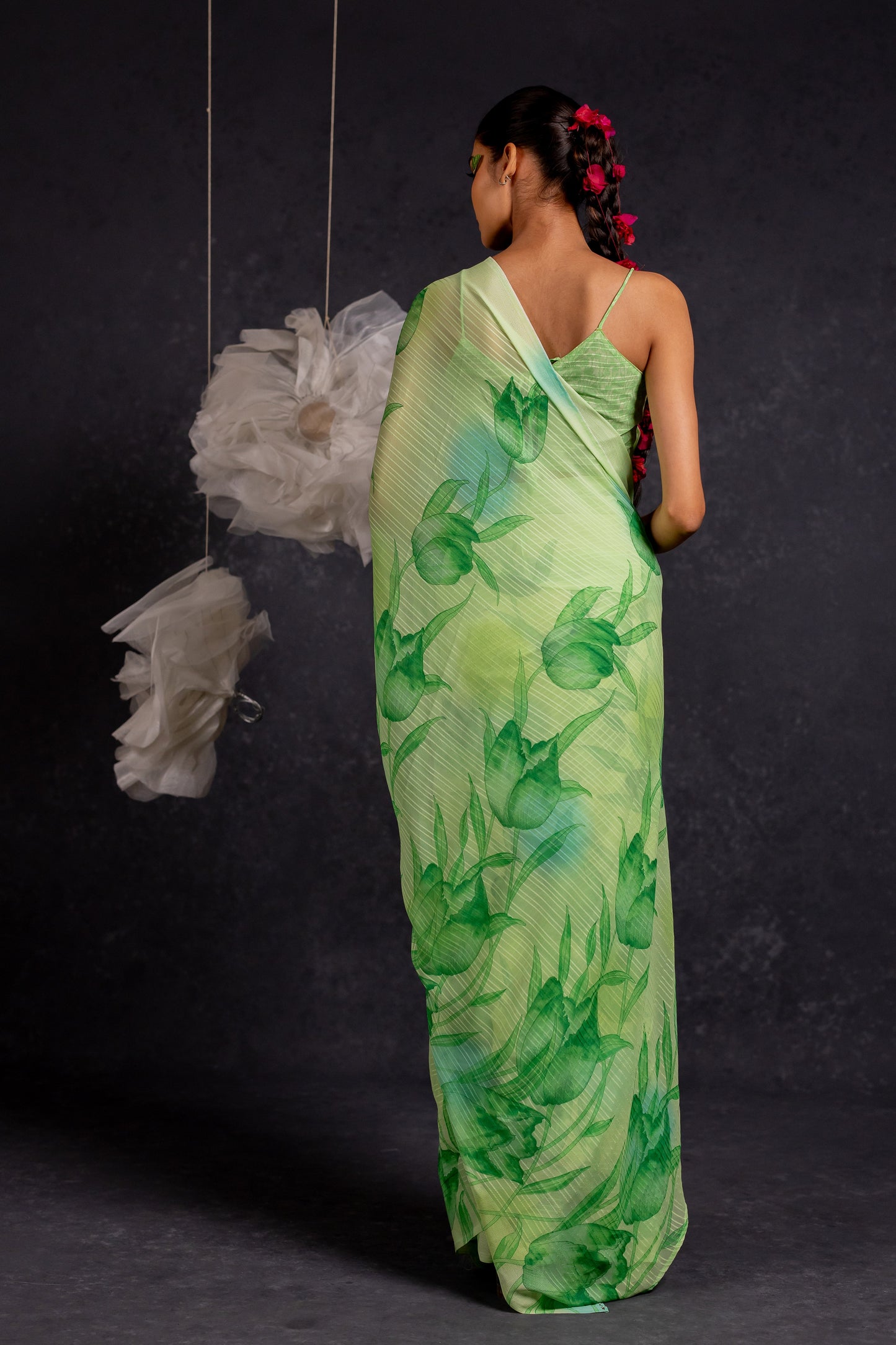 Women's Georgette Floral Printed Saree