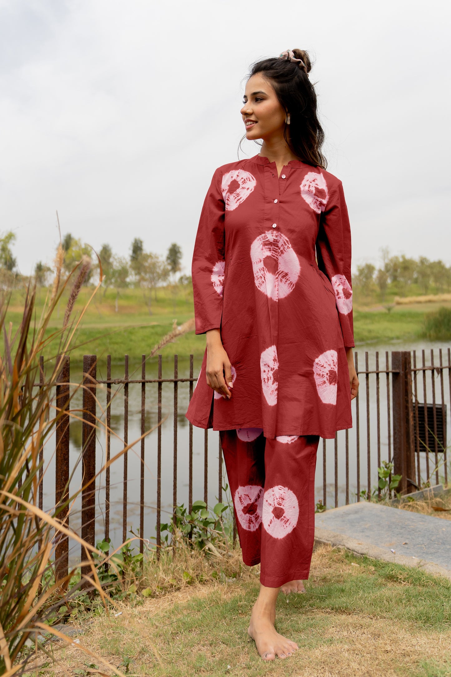 Latest Bandhani Print Co-ord Set