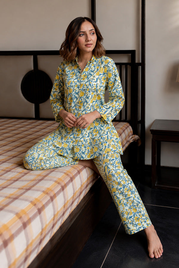 Latest Floral Print Cotton Co-ord Set
