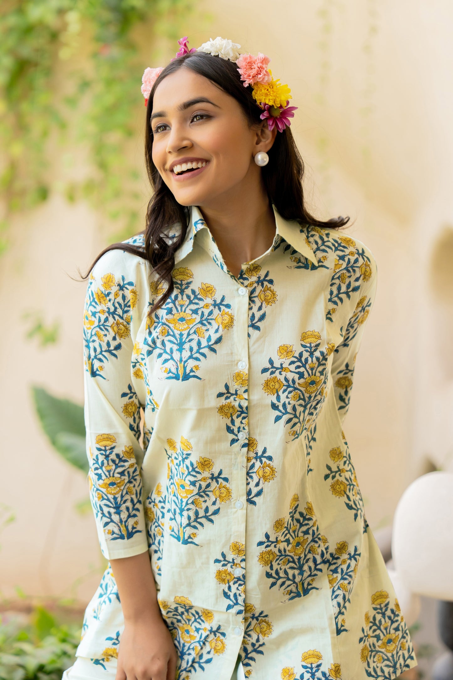 Latest Floral Print Cotton Co-ord Set