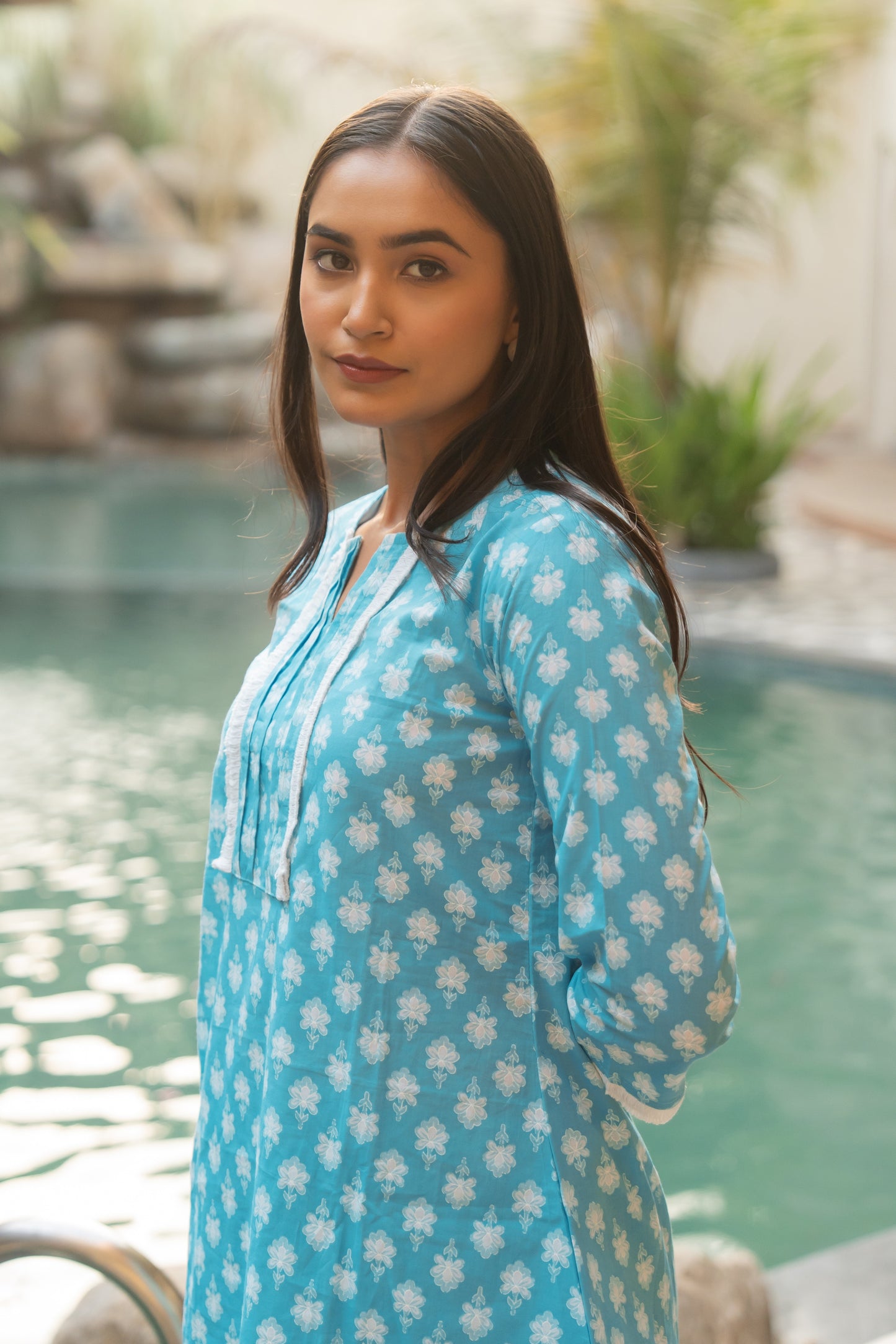Latest Floral Print Cotton Co-ord Set
