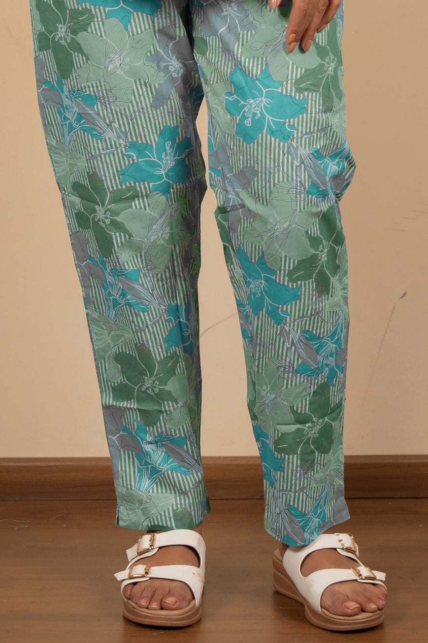 Floral Printed cotton Night Suit