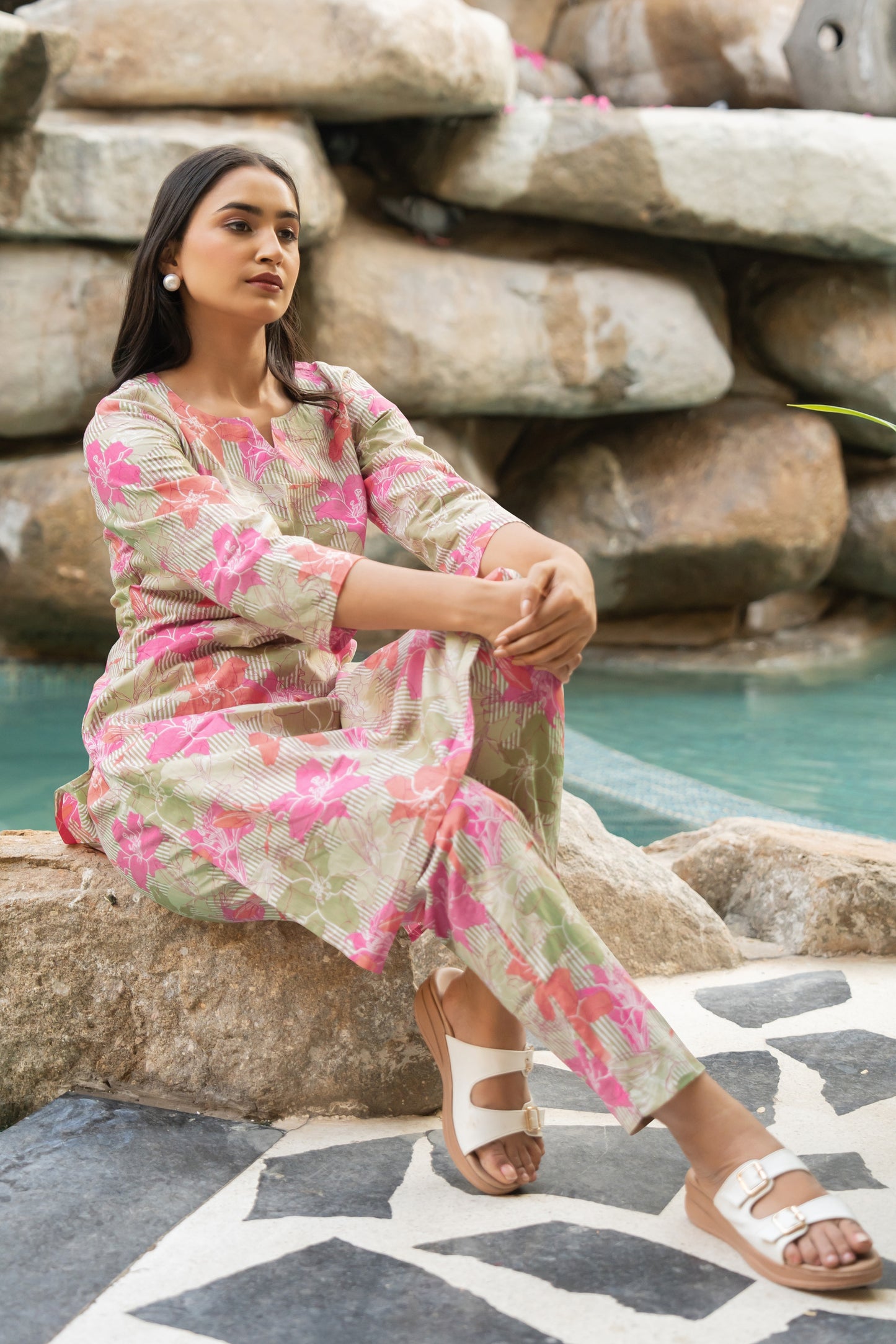 Trendy Floral printed Co-Ord Set