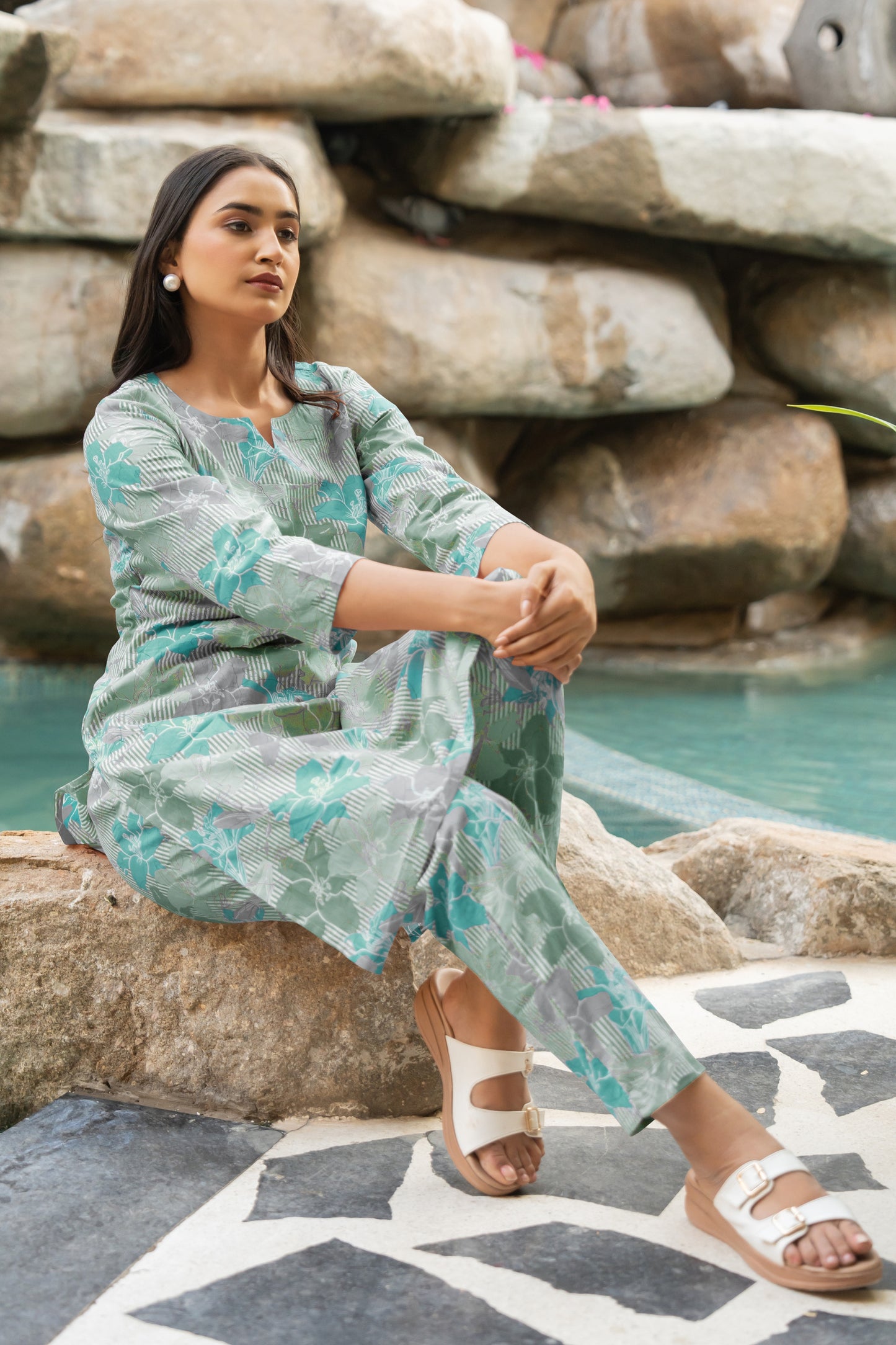 Trendy Floral printed Co-Ord Set