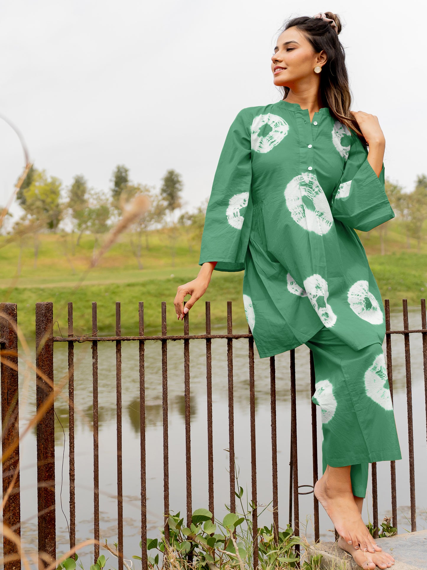 Latest Bandhani Print Co-ord Set