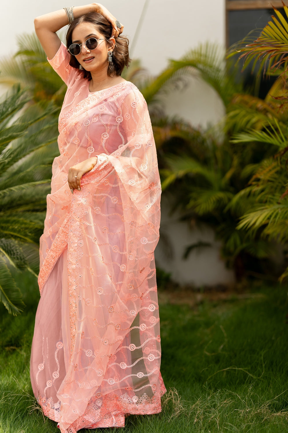 Intricate Embroidered Saree