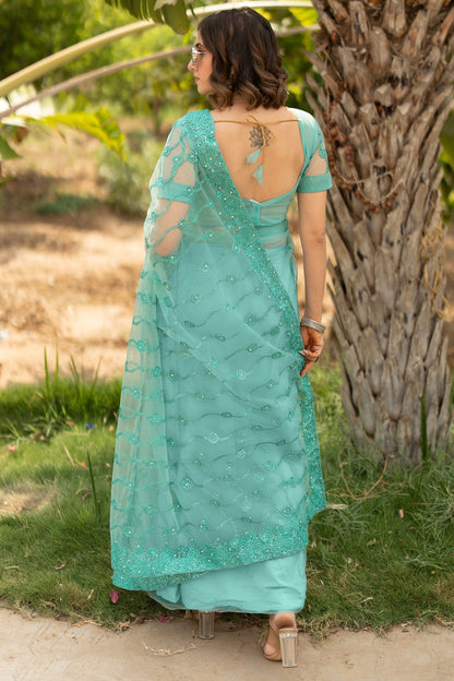 Intricate Embroidered Saree