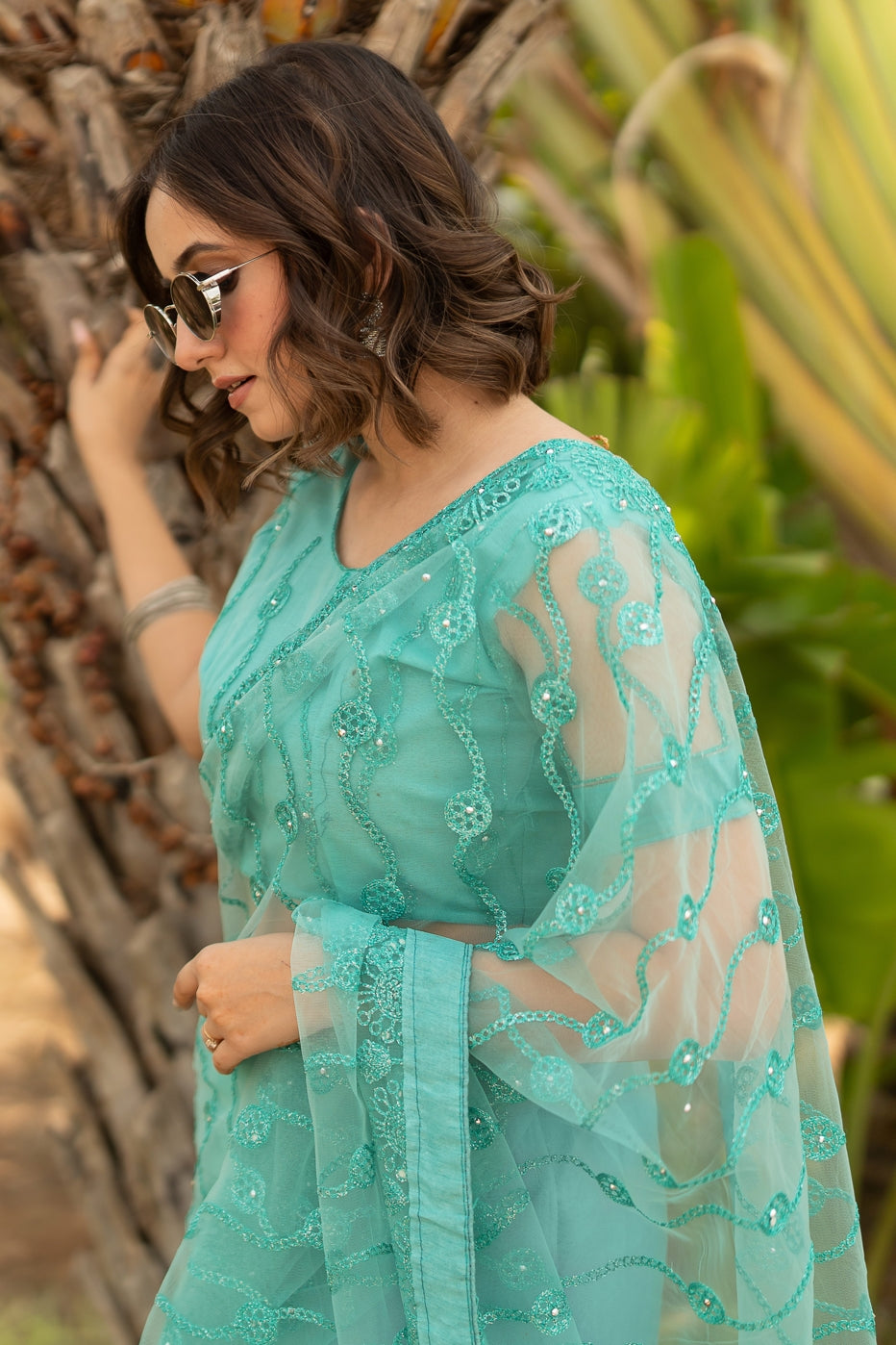 Intricate Embroidered Saree