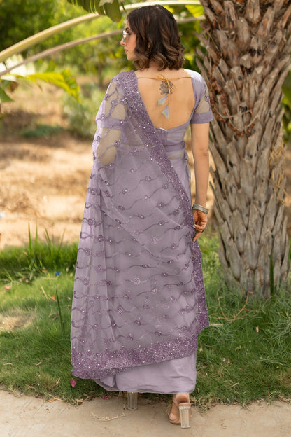 Intricate Embroidered Saree