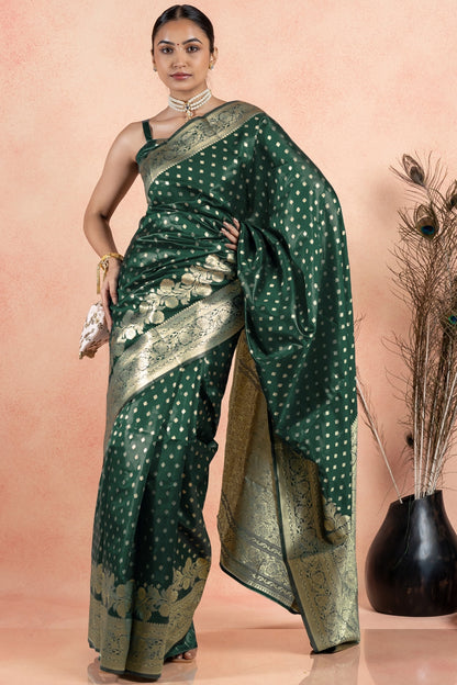 Golden Splendor Silk Saree