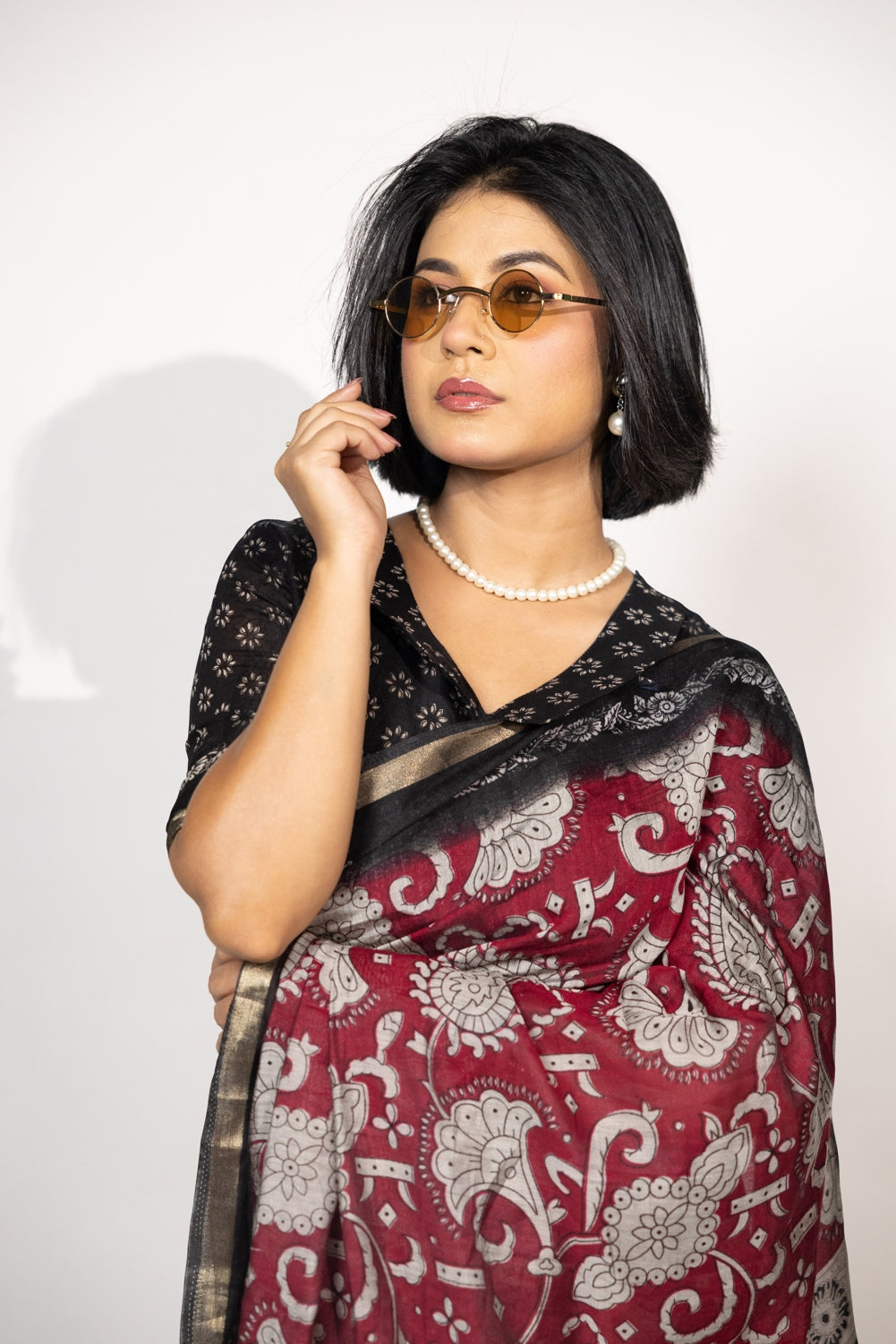 Beautiful Madhubani Printed Viscose Rayon Saree