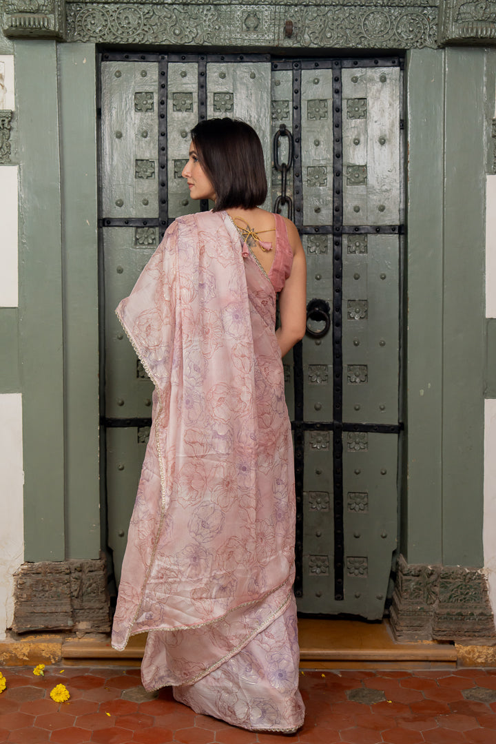 Chiffon Saree with Delicate Work