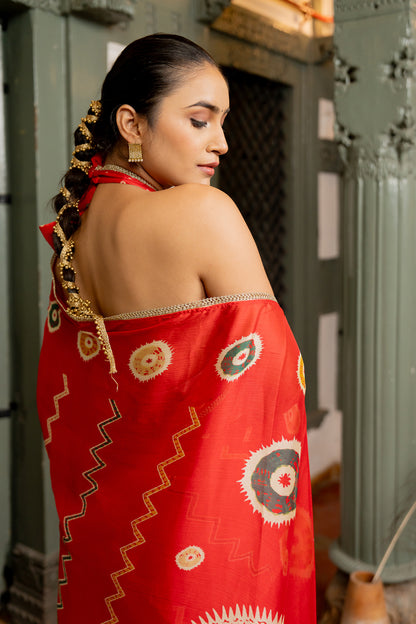 Traditional Elegance Chiffon Saree