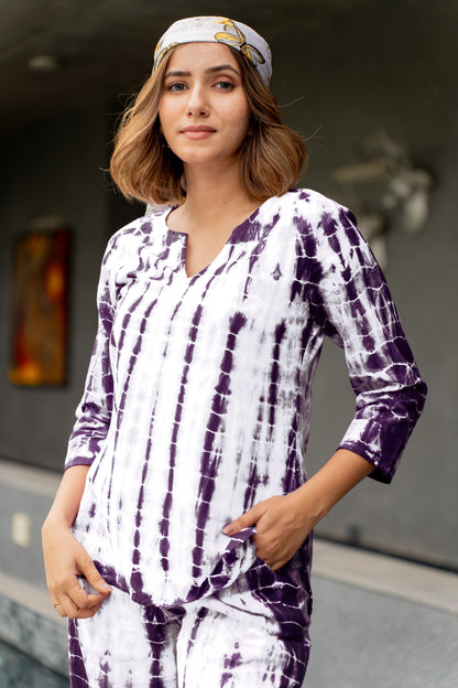Shibori Night Suit