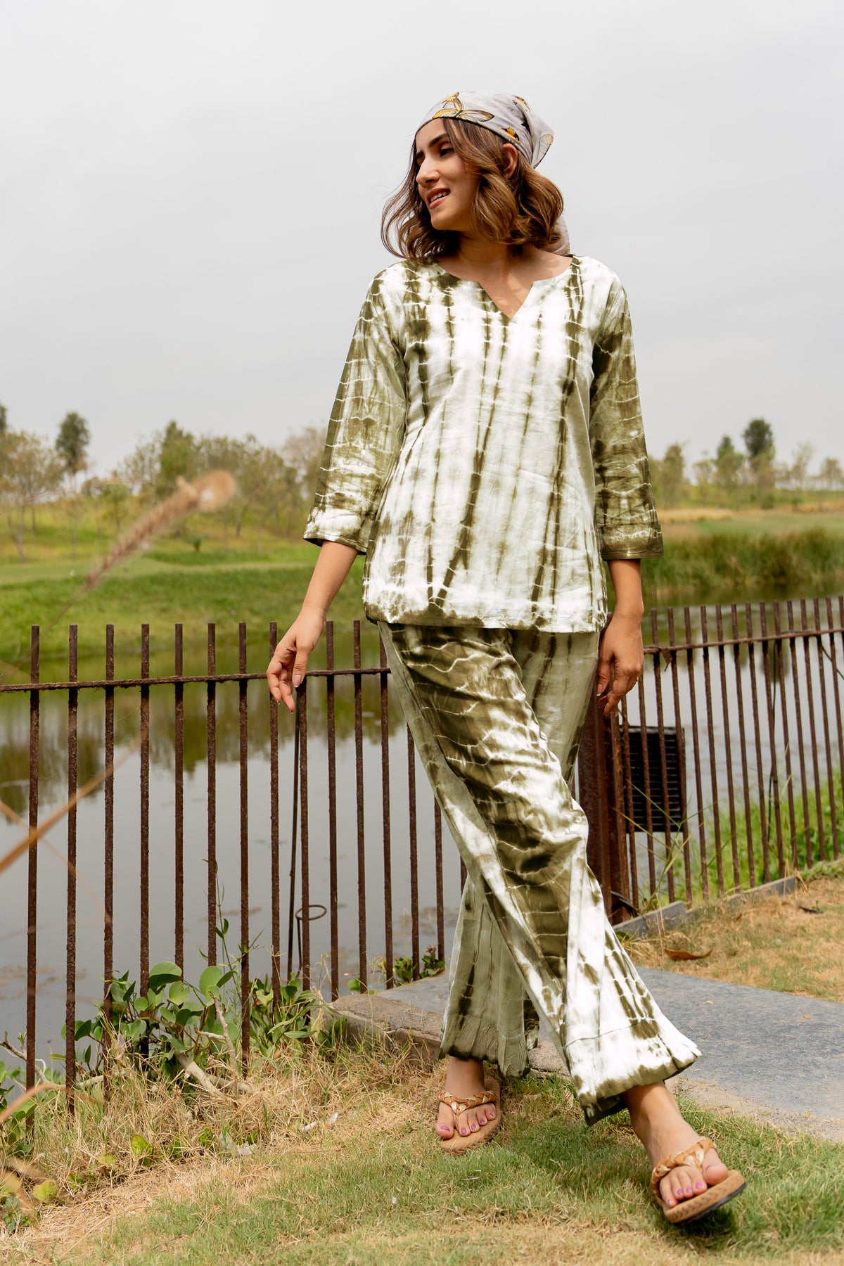 Shibori Night Suit