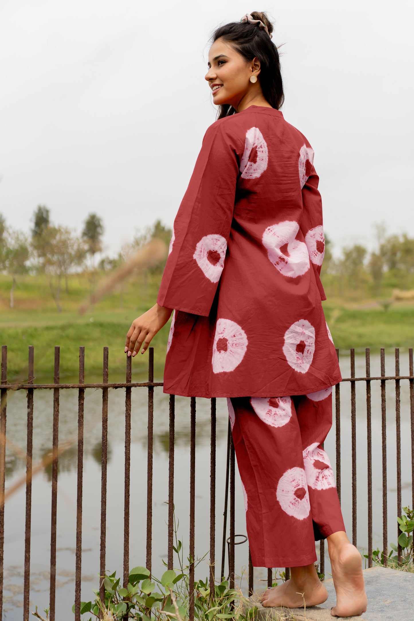 Latest Bandhani Print Co-ord Set