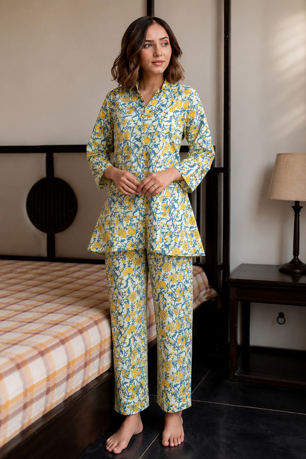 Latest Floral Print Cotton Co-ord Set