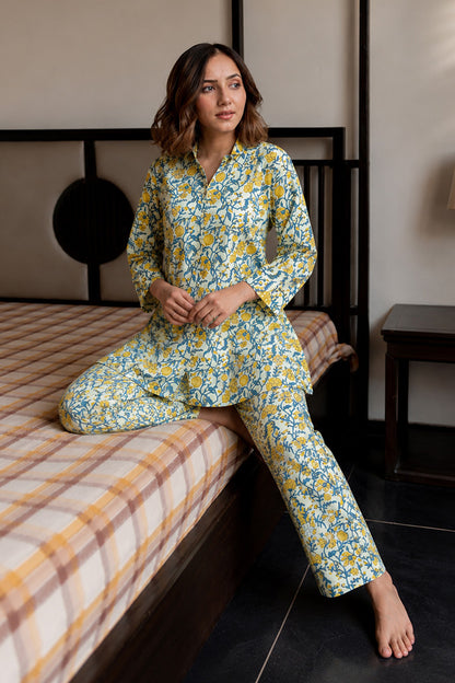 Latest Floral Print Cotton Co-ord Set
