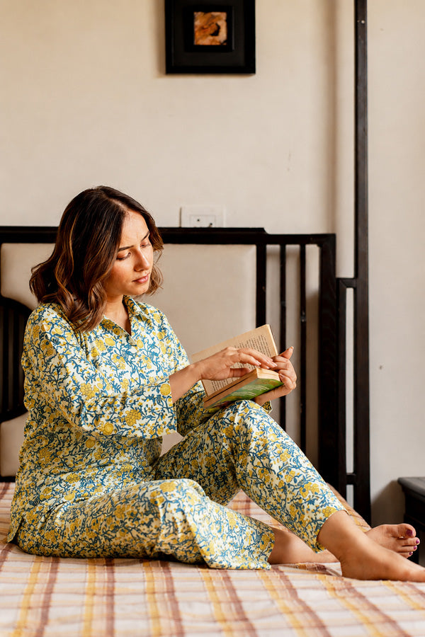 Latest Floral Print Cotton Co-ord Set