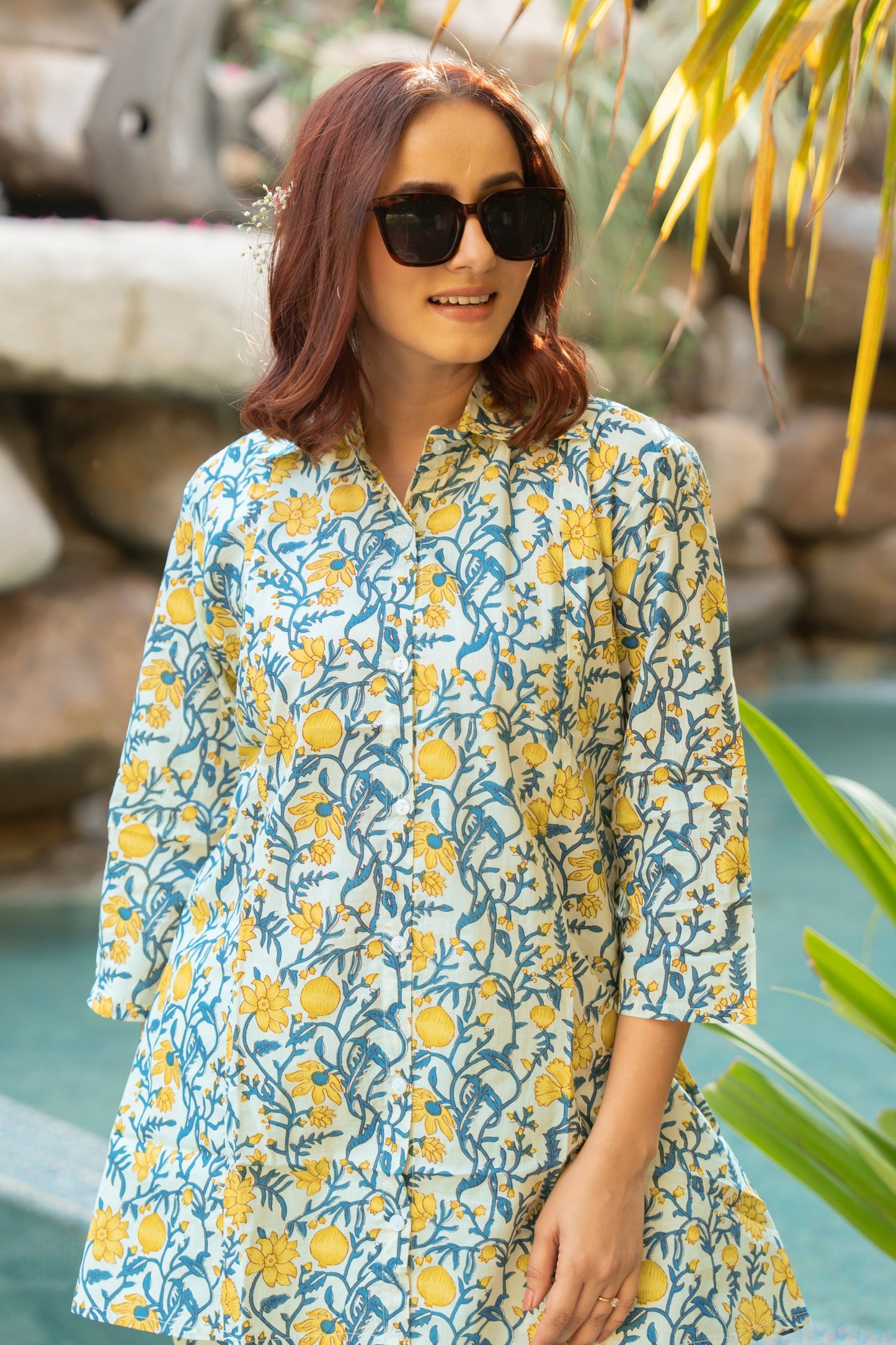 Latest Floral Print Cotton Co-ord Set