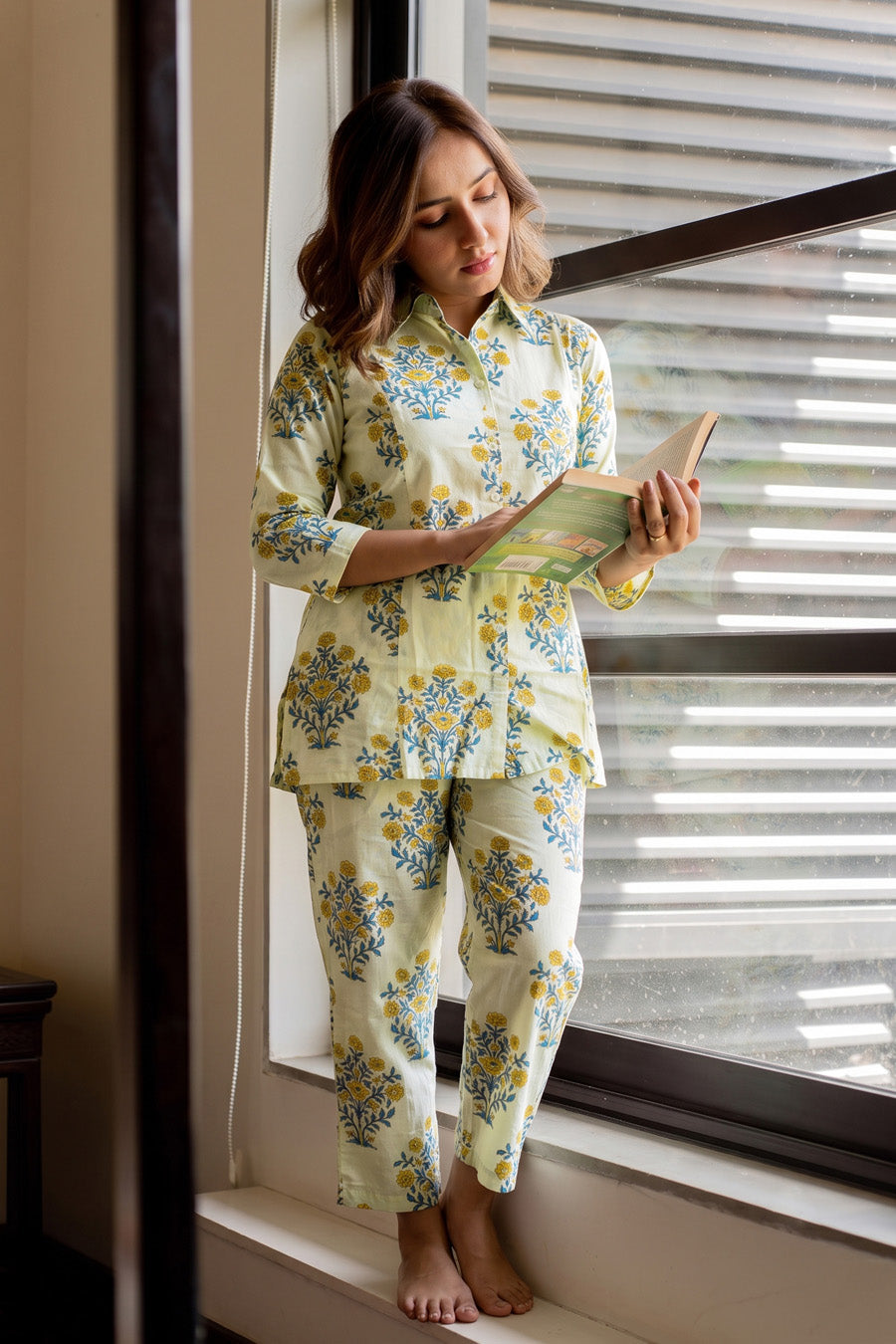 Latest Floral Print Cotton Co-ord Set