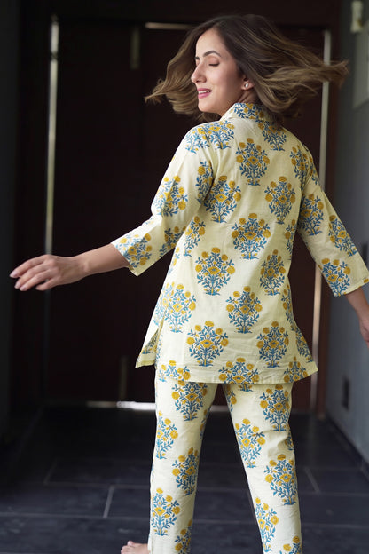 Latest Floral Print Cotton Co-ord Set