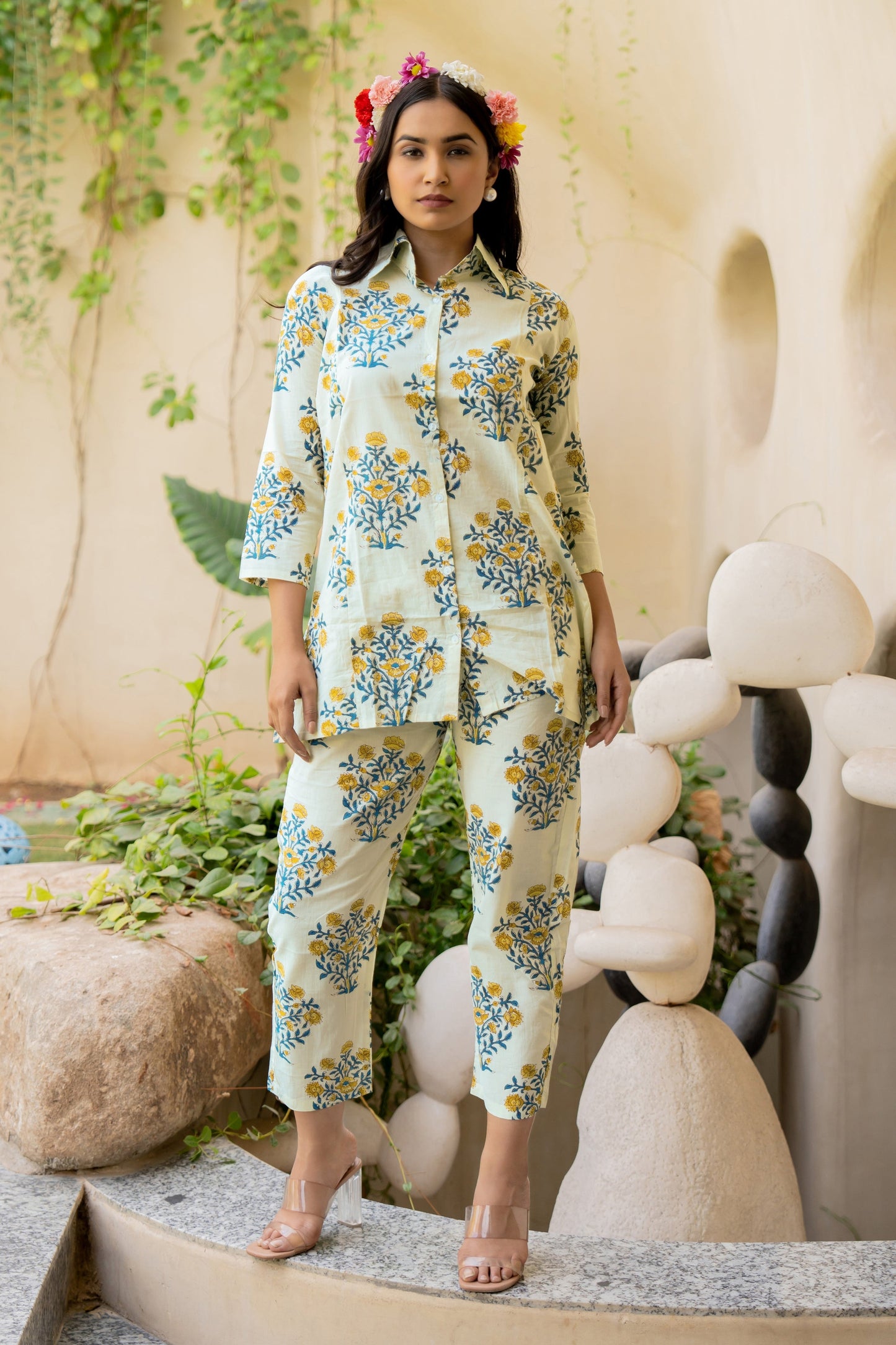 Latest Floral Print Cotton Co-ord Set