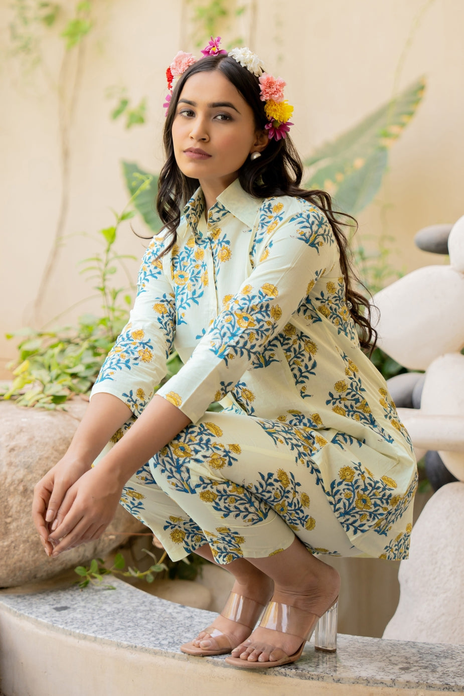 Latest Floral Print Cotton Co-ord Set