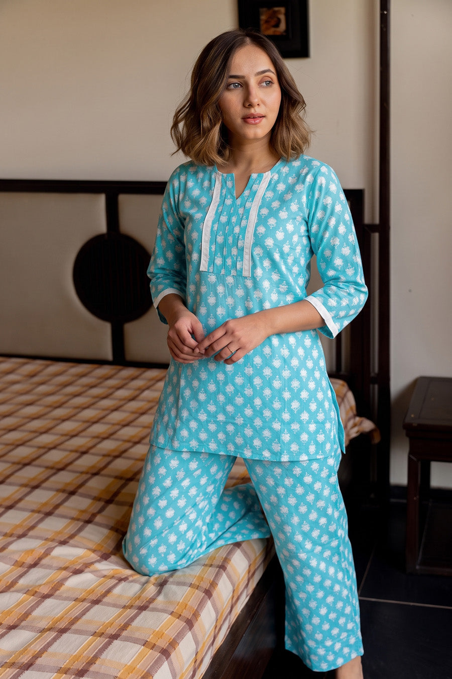 Latest Floral Print Cotton Co-ord Set