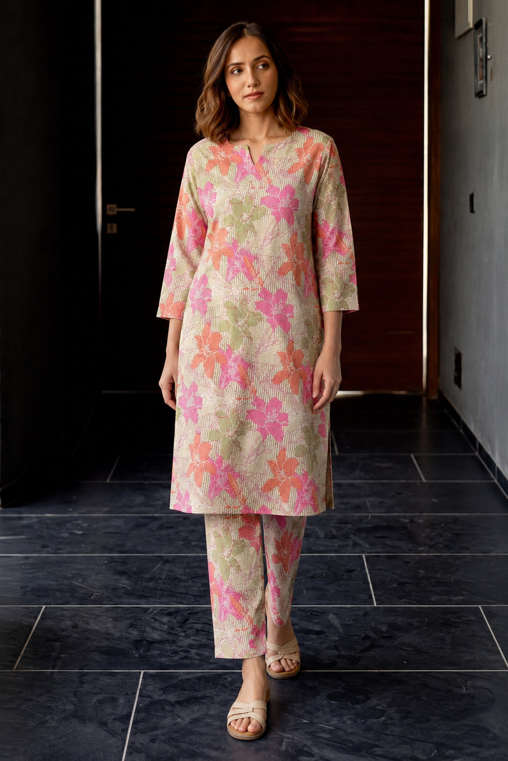 Trendy Floral printed Co-Ord Set