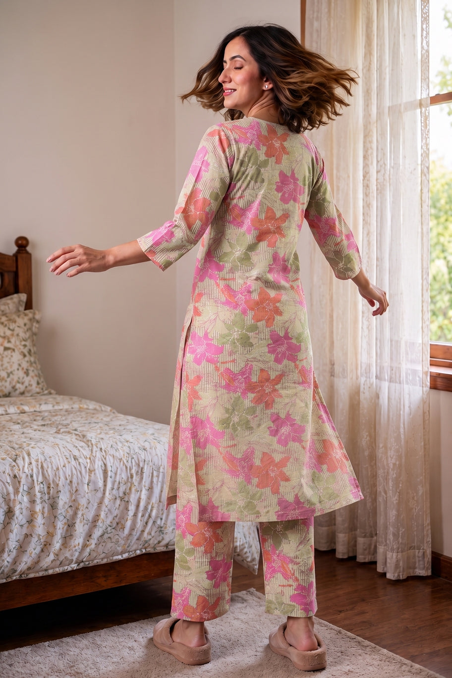 Trendy Floral printed Co-Ord Set