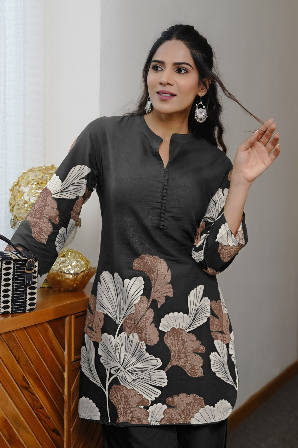 Beautiful Floral Printed Cotton Co-Ords Set