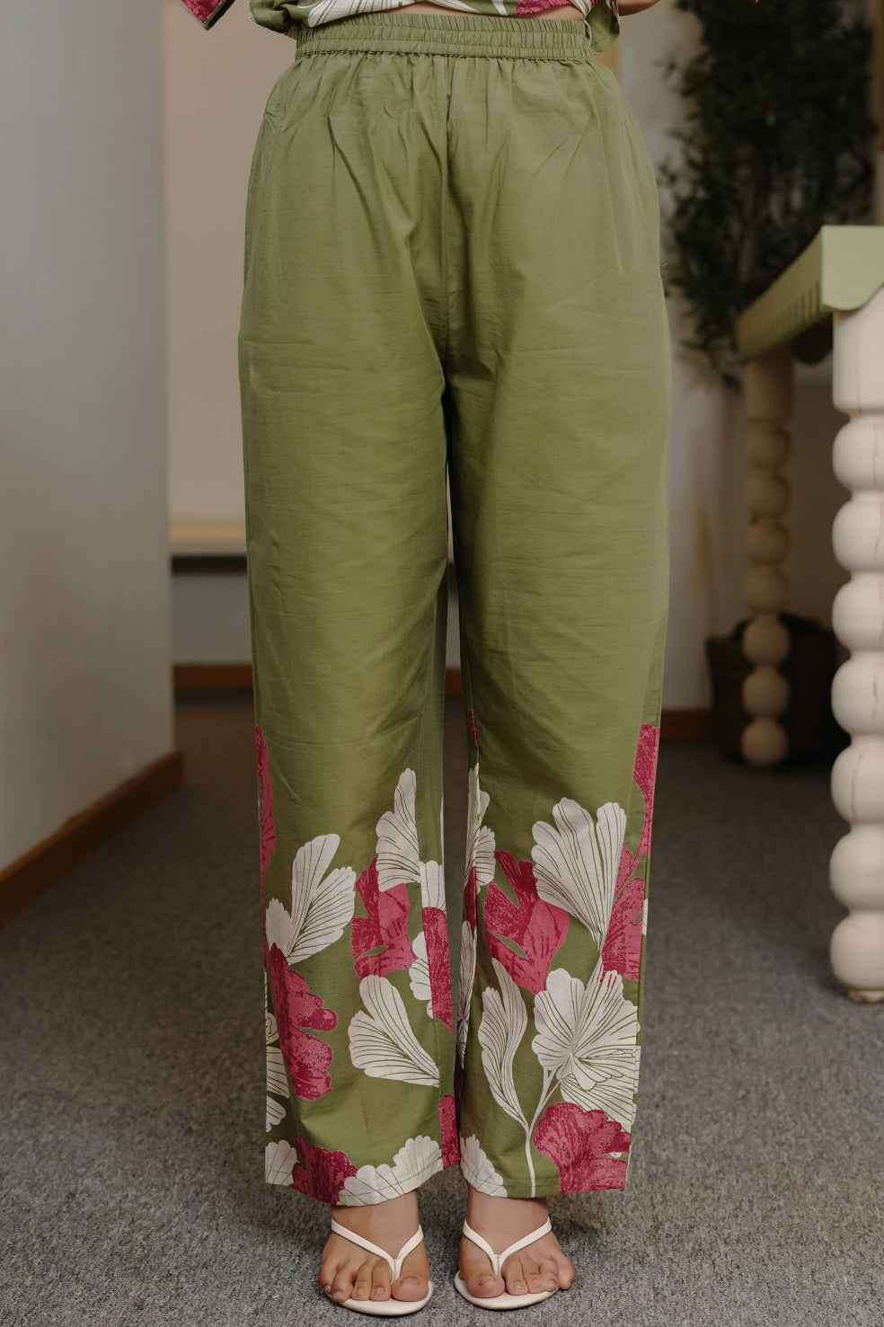 Beautiful Floral Printed Cotton Co-Ords Set
