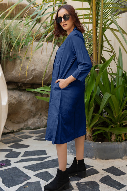 Flawless Hand Embroidery Soft Cotton Dress With Spaghetti