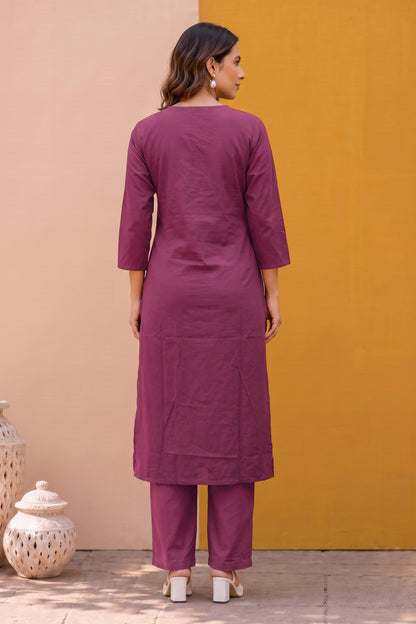 Traditional Tie & Dye Printed Kurta Set with Mirror Work