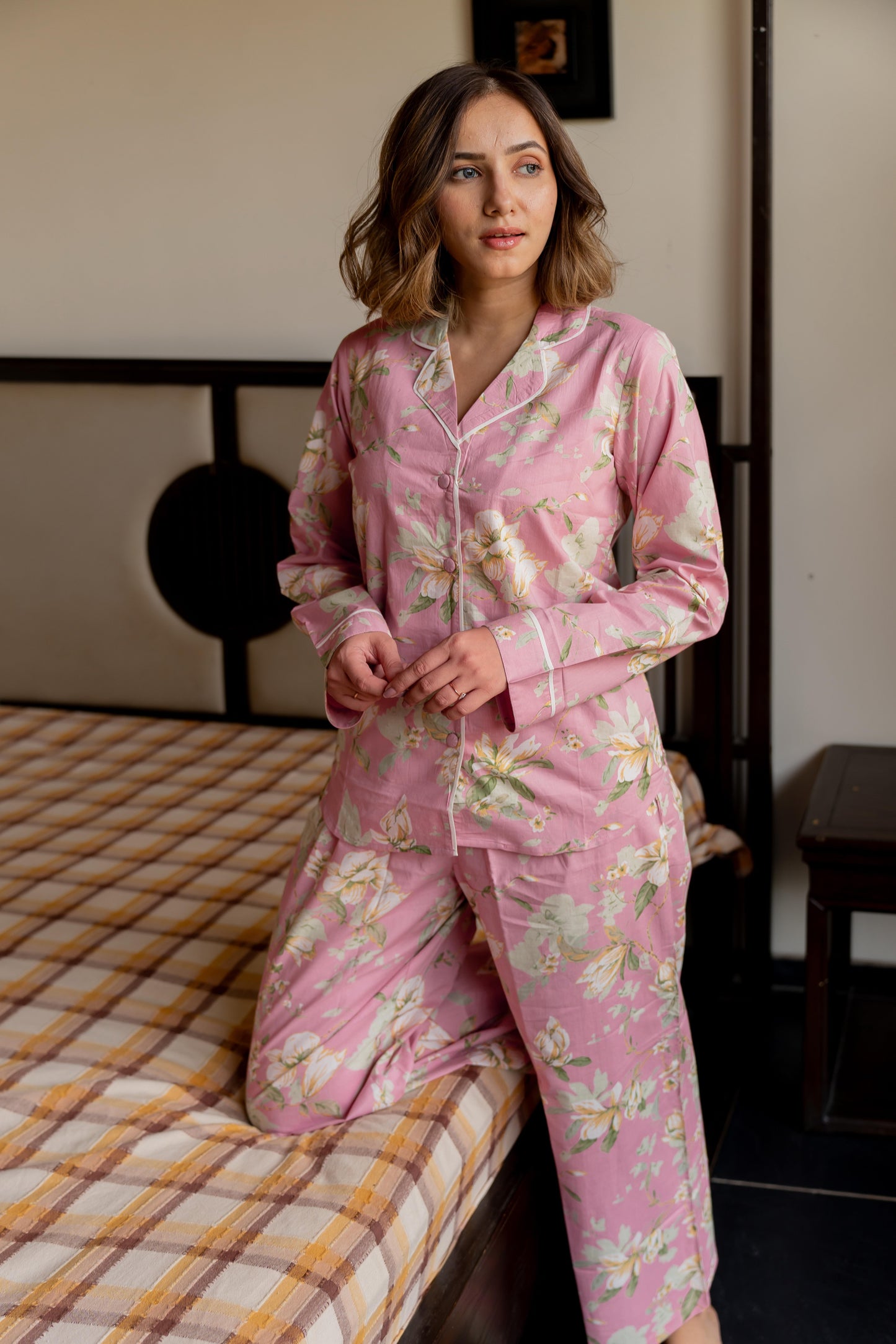 Floral Printed Night Suit