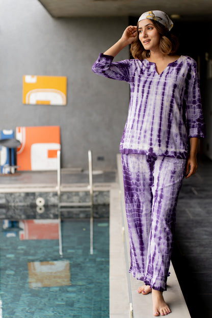 Shibori Night Suit