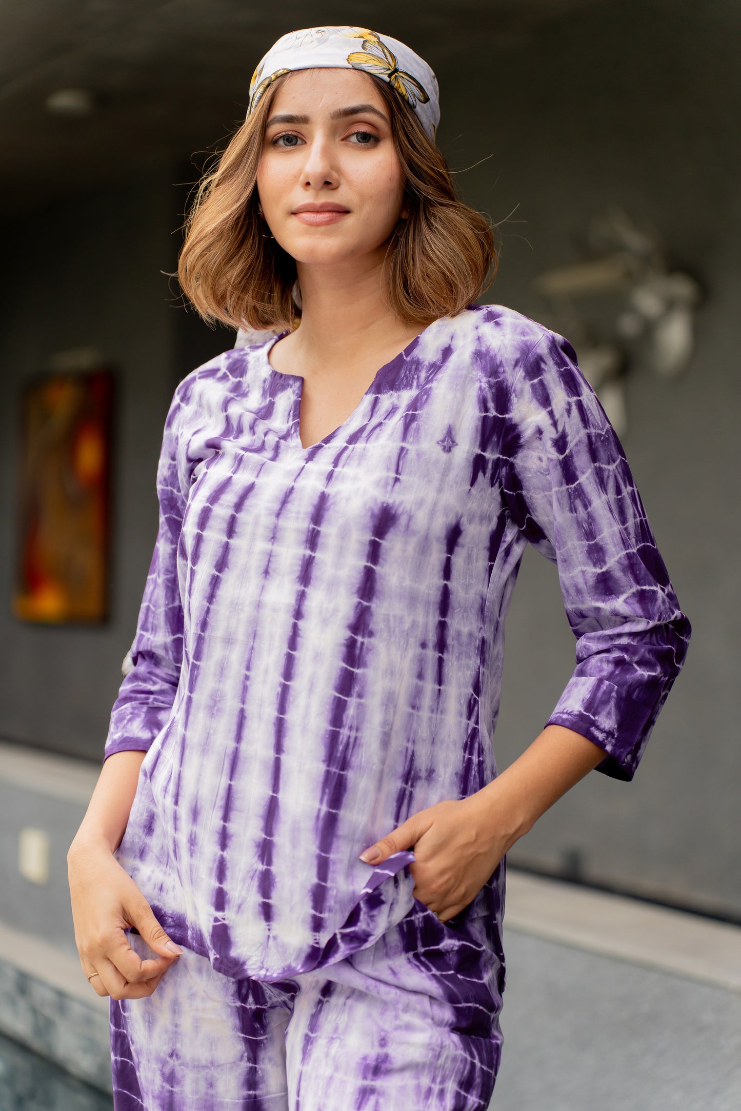 Shibori Night suit