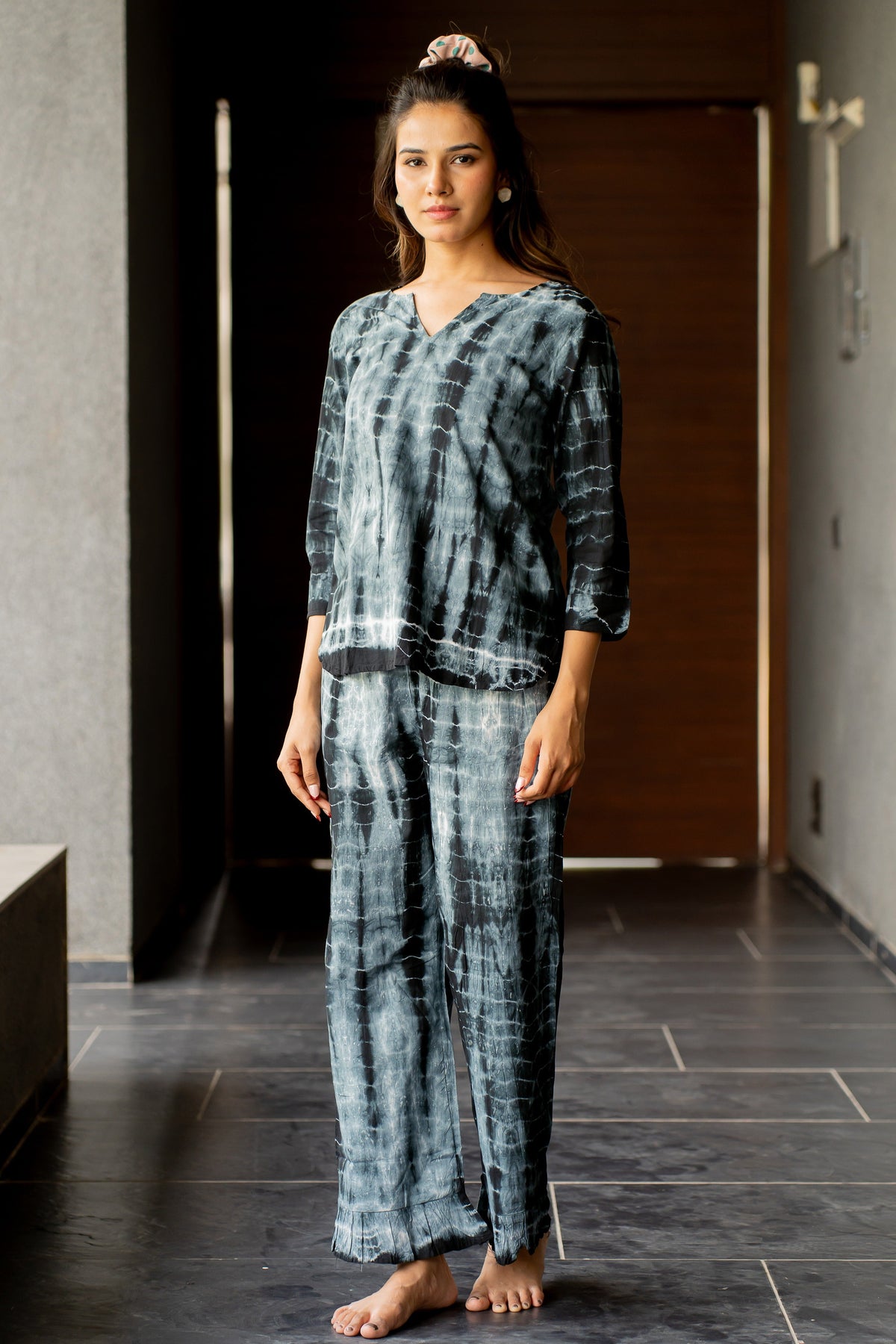 Shibori Night Suit