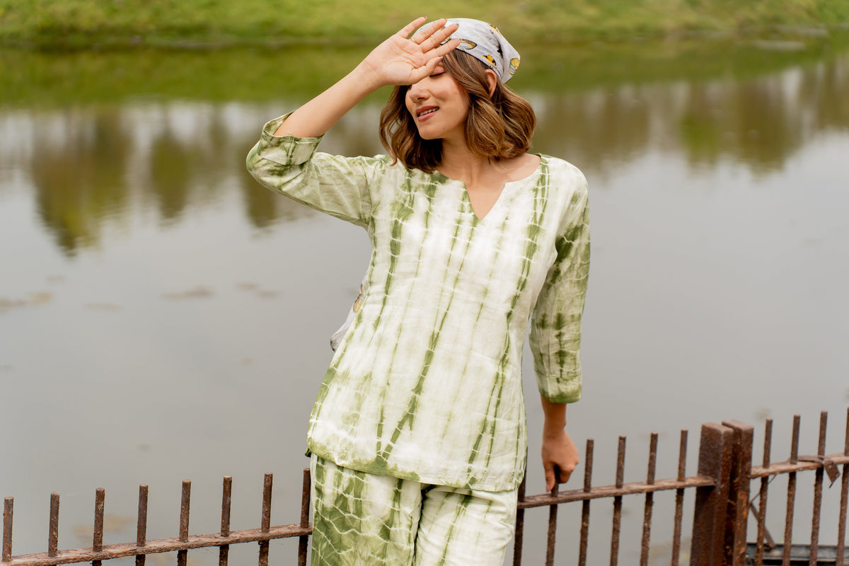 Shibori Night Suit