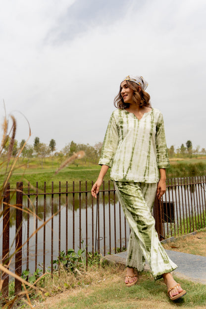 Shibori Night Suit